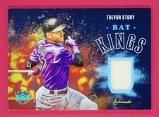 2020 Diamond Kings Trevor Story 21/25 Bat Kings Holo Blue #26 Rockies