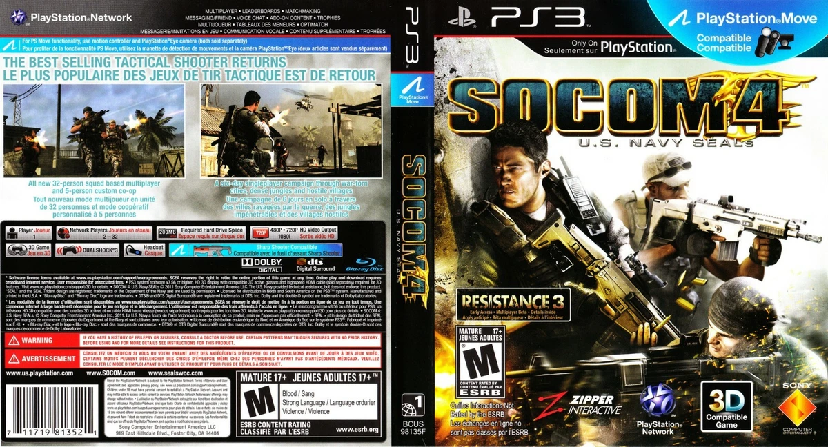Socom 4 ps3 discount