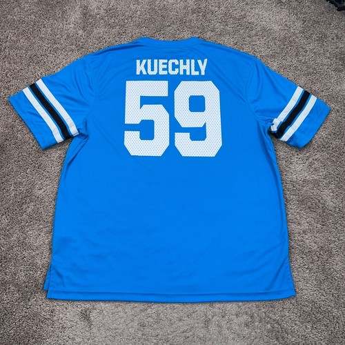 Carolina Panthers Shirt Mens 2XL Blue NFL Team Luke Kuechly Football Jersey - Picture 4 of 11