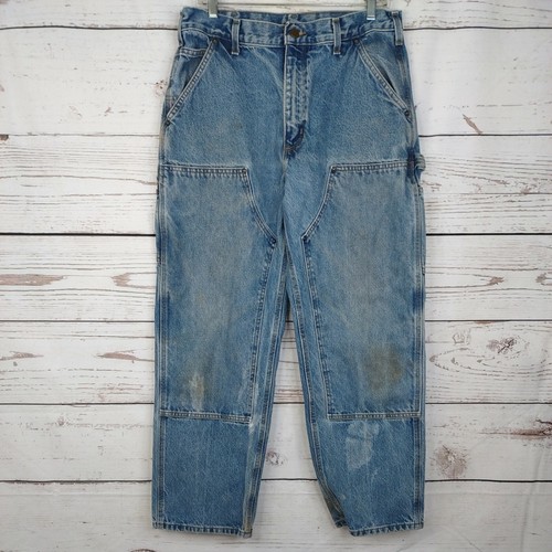 Carhartt Denim Dungaree Carpenter Work 