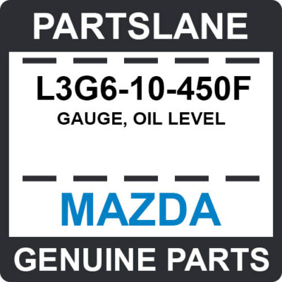 2010-2013 Mazda 3 5 6 Cx-7 Dipstick Oil Level Gauge OEM Genuine