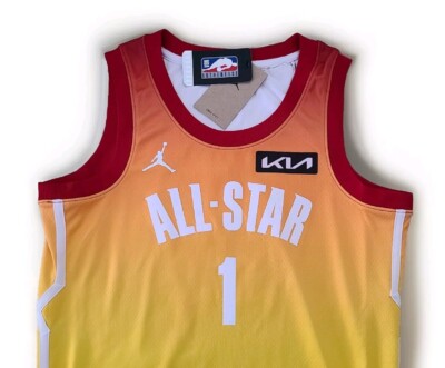 Size S Nike Air Jordan '23 Devin Booker All Star Jersey Yellow