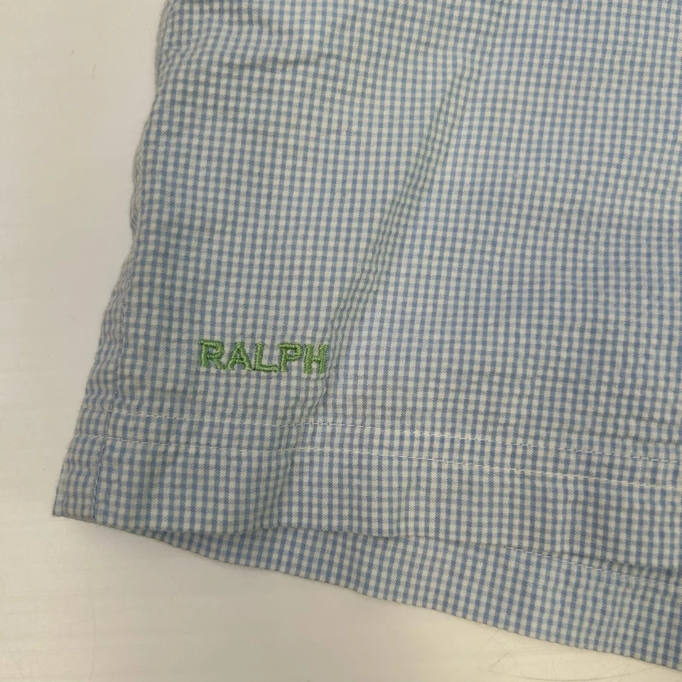 Ralph Lauren Corto Mujer 12 Bolsillo Seersucker 31x4 Deletrear Trabajo Fiesta Núcleo No Foto 4 de 4