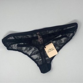 Agent Provocateur Sofiia Black Thong AP4 Large NWT $165