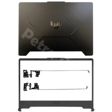 for ASUS TUF Gaming F15 FX506 FX506H FA506 LCD Back Cover Front Bezel Hinges Lid