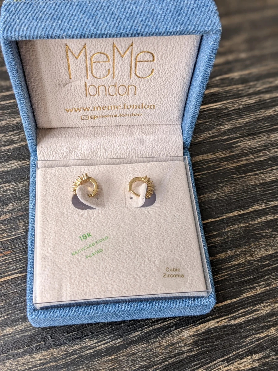 Meme london 18k gold plated earrings online