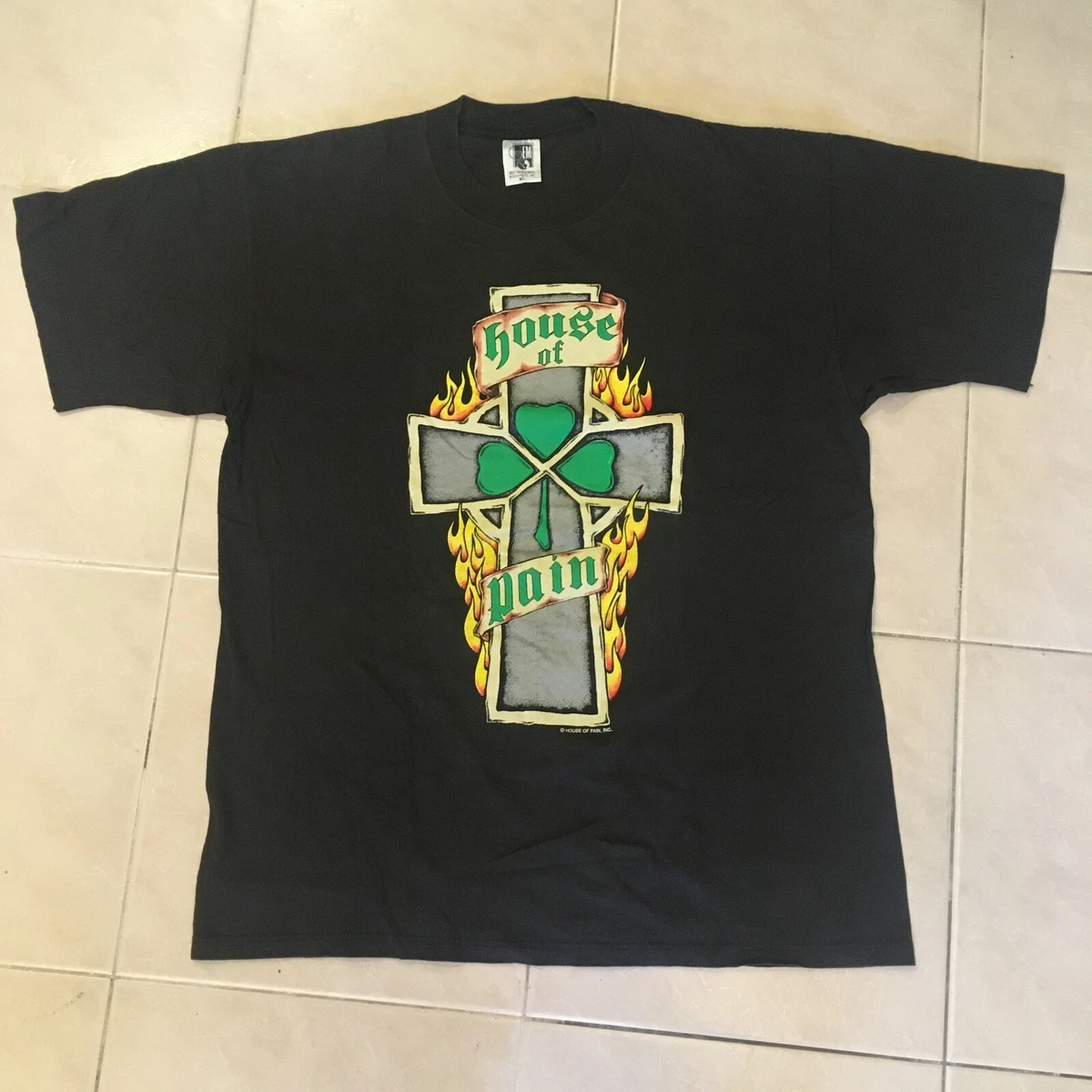 HOUSE OF PAIN Cross T-shirt - 90s Vintage Hip Hop Rap Tee | eBay