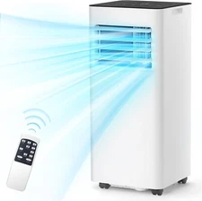 Portable Air Conditioner, 8000 BTU 3 Modes & Speeds ,Remote Control, 24H Timer