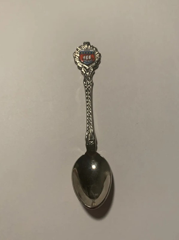 Vintage 5” Paris Souvenir Spoon Travel Collectible Home Decor Office