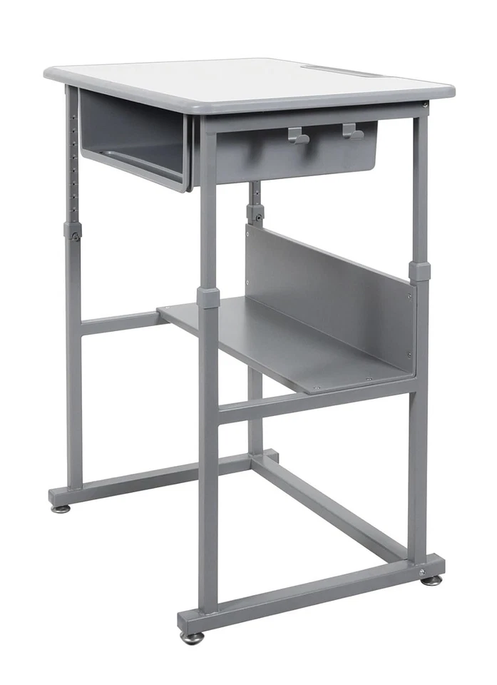 Luxor Student Desk with Open Front, Adjustable Height, Standing Desk Option — 第 4/4 张图片
