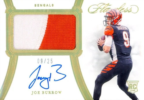 2020 Panini Flawless Joe Burrow #RPA-JBU
