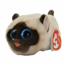 TY Beanie Boos Teeny Tys - KIMI the Siamese Cat (4 inch) (Japan Tags) NEW MWMTs