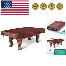 Heavy Duty Leatherette Billiard Pool Table Cover,Waterproof Tearproof Cover f...