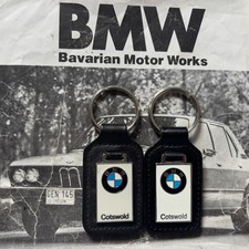 Zwei Original BMW Schl�sselanh�nger Keychain Cotswold E30 E36 E46 F10 Keyring 3 5 7er