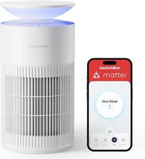 SwitchBot Air Purifiers for Home Large Room with Matter Purifier, White 