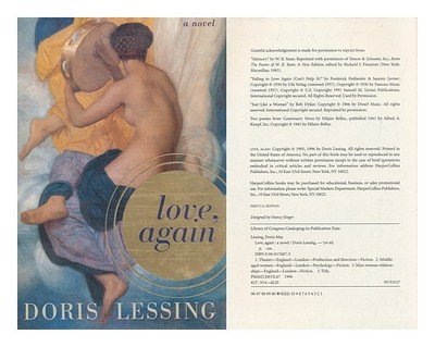 LESSING, DORIS MAY (1919-) Love, Again: a Novel / Doris Lessing 1996 First Edit
