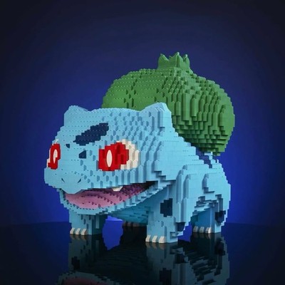 BULBASUR POKÉMON LEGO instructions MOC (digital PDF)