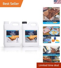 Table Top Epoxy Resin Kit - 1 Gallon Crystal Clear Epoxy with High Gloss UV...