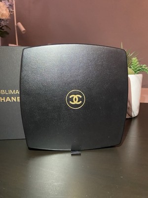 CHANEL SUBLIMAGE Leather Mirror Vanity Makeup Box NEW! 6.75”x 6.75