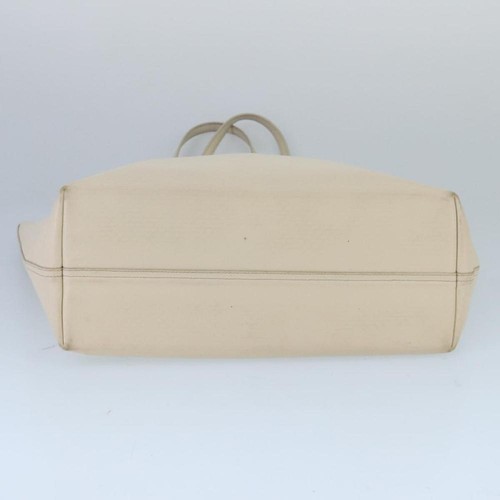 Preloved bottega veneta Pouch Tote Large Leather Tote Bag Women White One Size - Foto 10 di 16