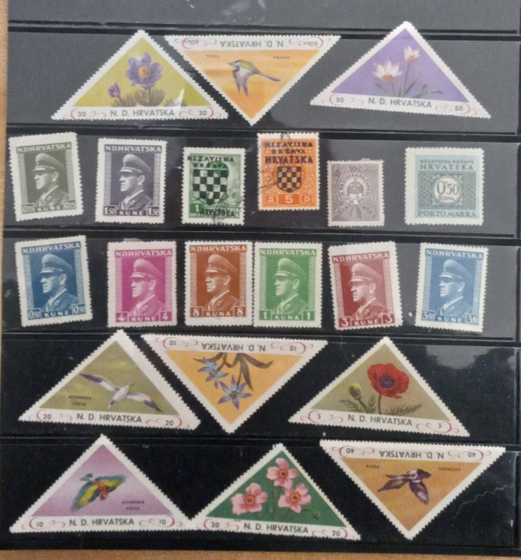🇭🇷  Croatia. Nice Mix of Mint and Used Stamps . H/NH