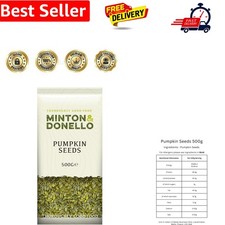 Bulk Organic Pumpkin Seeds 500g – Raw, High-Protein Seeds Perfect for Snackin... 19.98 per kilo