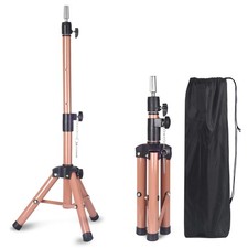 Adjustable Wig Stand Tripod Mannequin Head Stand Heavy Duty