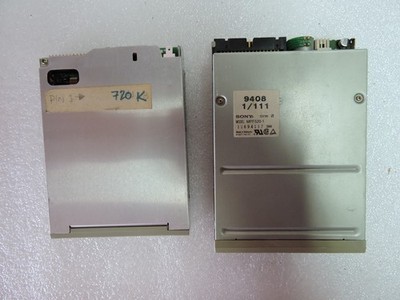 Drive Pin Lot of two (2) 720K Internal Floppy Drives | eBay