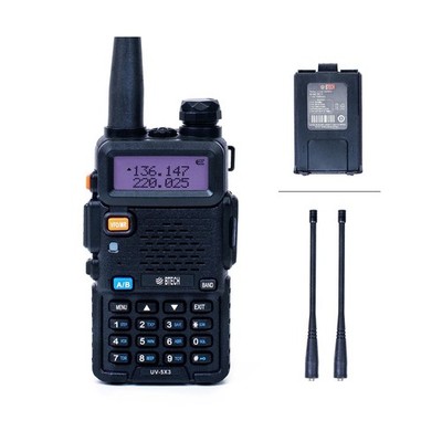 BTECH UV-5X3 Tri-Band Radio: High-Power Amateur Handheld with USB-C Charging ...