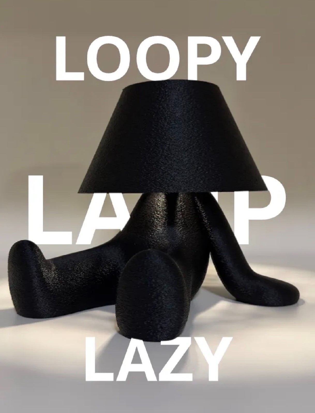 Lampe LED décorative LAZY pour chasser la pénombre de votre bureau sombre