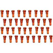 Tusk Impact Wheel Replacement Spoke Nipple Kit Front Orange For KTM 200 EXC 2003