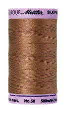 Walnut 0280 | Silk-Finish Cotton 50wt - #9104 (500M / 547Y Spool) | Mettler