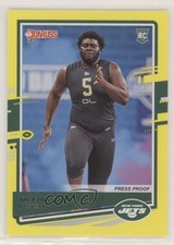 2020 Panini Donruss Rookie Dollar Tree Press Proof Yellow Mekhi Becton #270 2ra