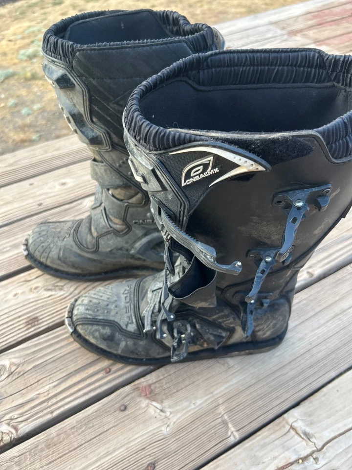 Botas de moto Oneal Rider One Almx ATV negras tallas 13 motocross Foto 2 de 4