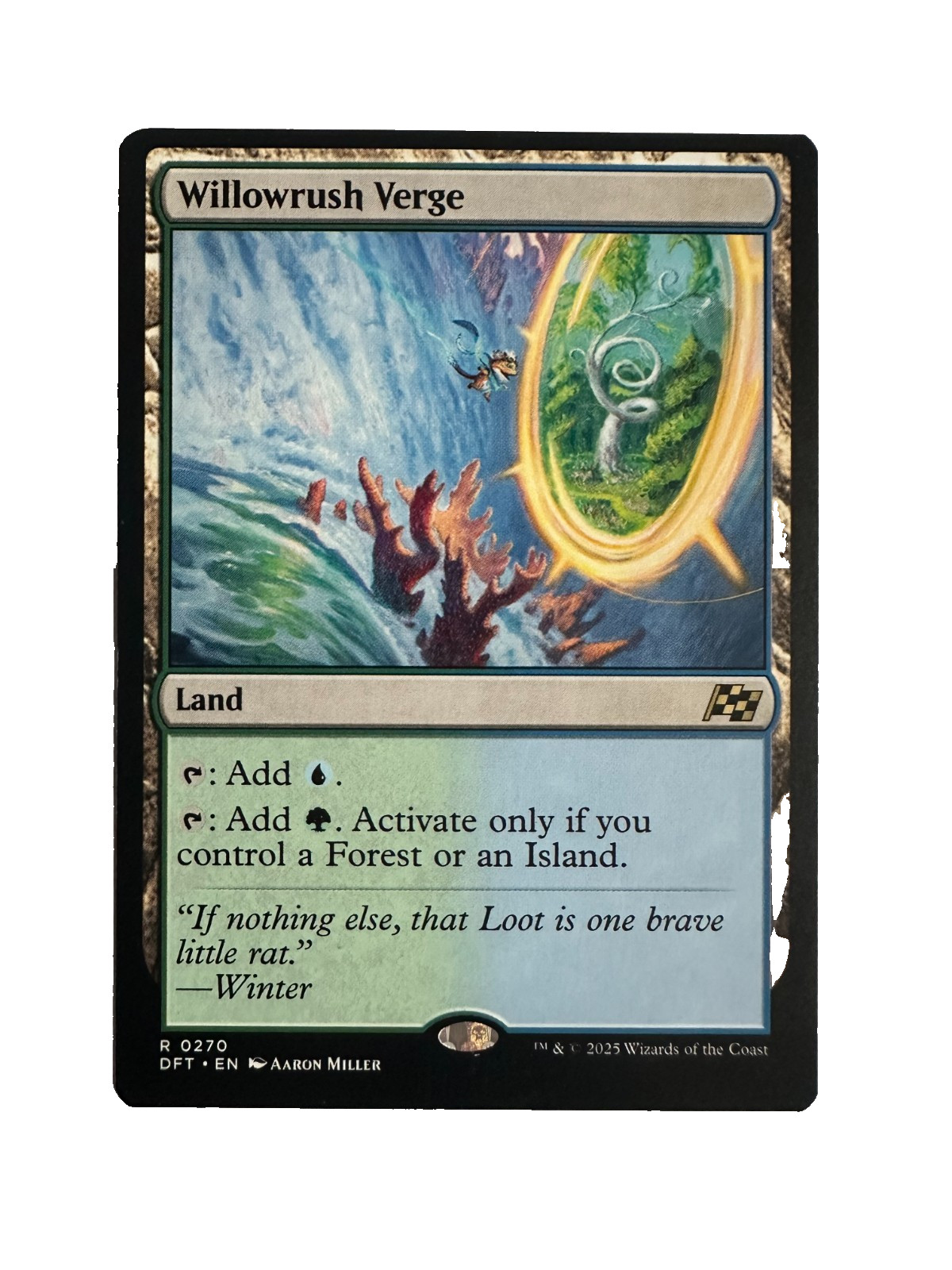 Willowrush Verge Aetherdrift Land Regular Rare #270 MTG NM