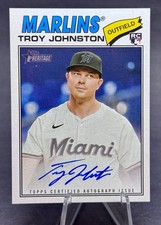 2026 Topps Heritage - Troy Johnston Rookie Real One Blue Ink Auto #ROA-TJ (RC)