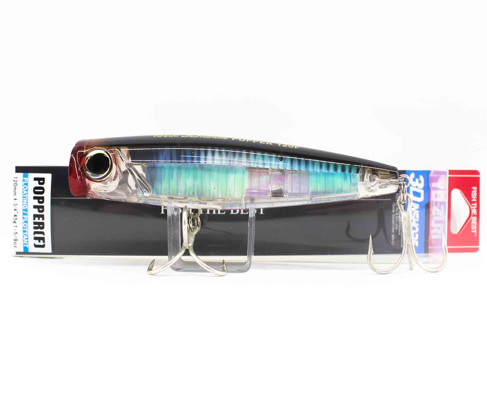 Yo Zuri Duel 3D Inshore Popper 120F Floating Lure R1412-RMT (1115)