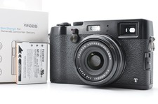 Near Mint Fujifilm Fuji X100T 16.3 MP Digital Camera Black Shutter Count 9800