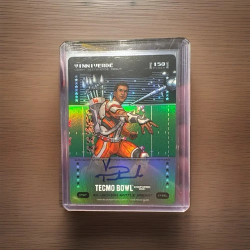 Bo Jackson Battle Arena Tecmo Bowl Vinniverde VTA7 Steel 150 Auto Testaverde