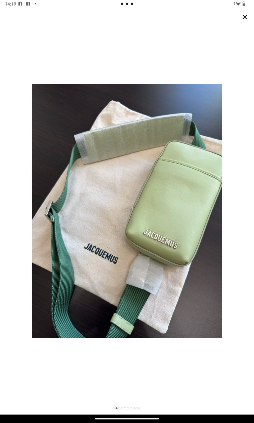 Borsa Jacquemus le Giardino nuova senza cartellino