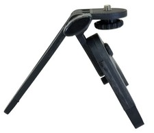 Mini folding tabletop tripod. Max height 3" Pocket size 