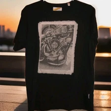  SCHOTT NYC VINTAGE TSHIRT MENS SIZE LARGE LOOKS GREAT FOR AGE