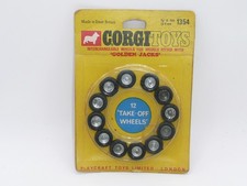 Corgi 1354 Spare Interchangeable  Wheels  Golden Jacks Carded Fit ROLLS ROYCE