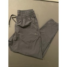 Champion Women's Black Jogger Size Large Elastic Waist Drawstring Zip Pockets