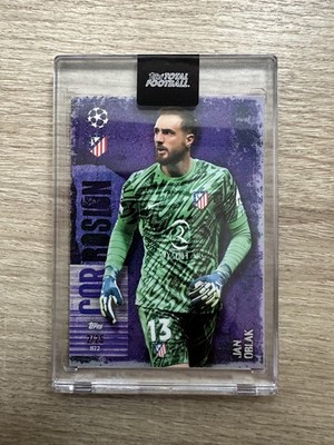 Jan Oblak /25 Athletico Madrid Topps Trading Cards 