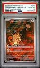 2025 POKEMON DESTINED RIVALS ILLUSTRATION RARE #203 TEAM ROCKET'S MEOWTH PSA 10