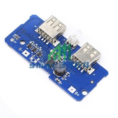 2A 5V Dual USB Output Power Bank Mobile Charger Board Circuit Step-Up Module W *
