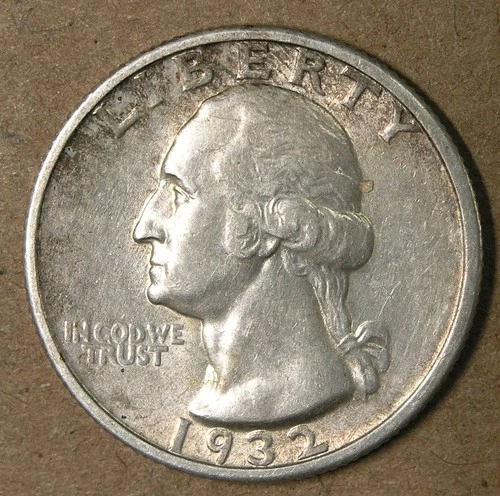 25c 1932-S Washington Quarter AU San Francisco Mint * AvenueCoin