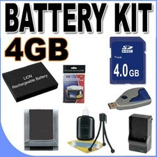 NB-7L Lithium Ion Replacement Battery BigVALUEInc Accessory Saver 4GB Bundle...