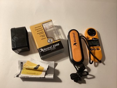 KESTREL 2500 WEATHER METER FULLY FUNCTIONAL, BATTERY COVER DOESN'T LOCK SECURELY